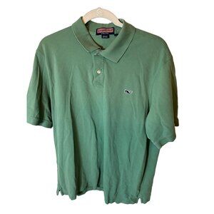 Vineyard Vines Men's‎ Large Green Polo Shirt 100% Cotton